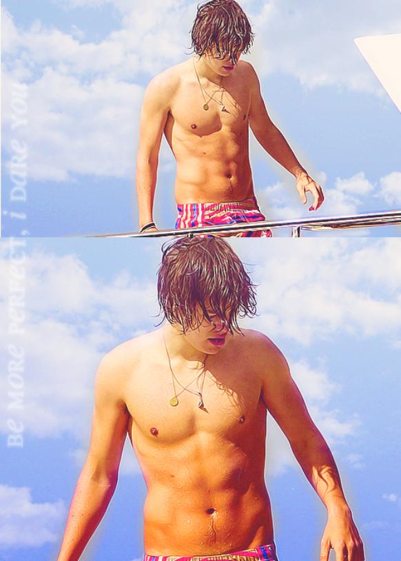 Harry Styles Shirtless